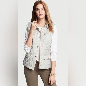 BUNDLE: Quilted Puffer Vest + Pima Cotton Black Crewneck Tee Bundle (XS/S)